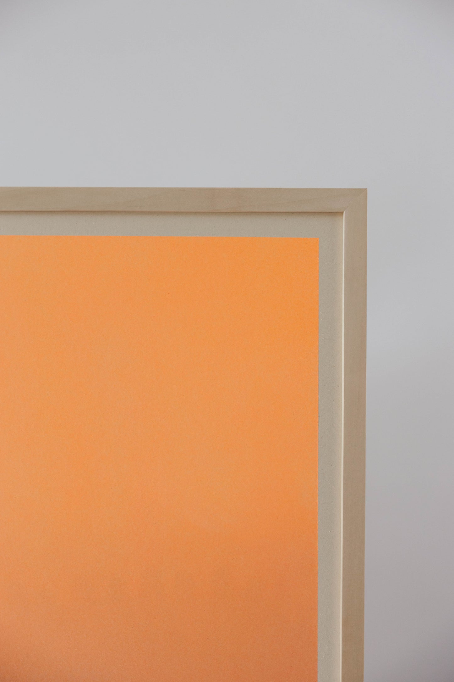 innehalten 1>1000 70x100cm in Echtholz gerahmt