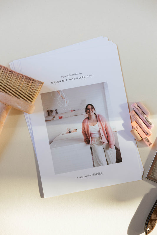 digitaler Guide über das Malen mit Pastellkreide