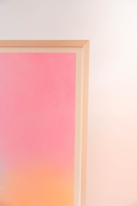 remmidemmi 1>1000 70x100cm in Echtholz gerahmt