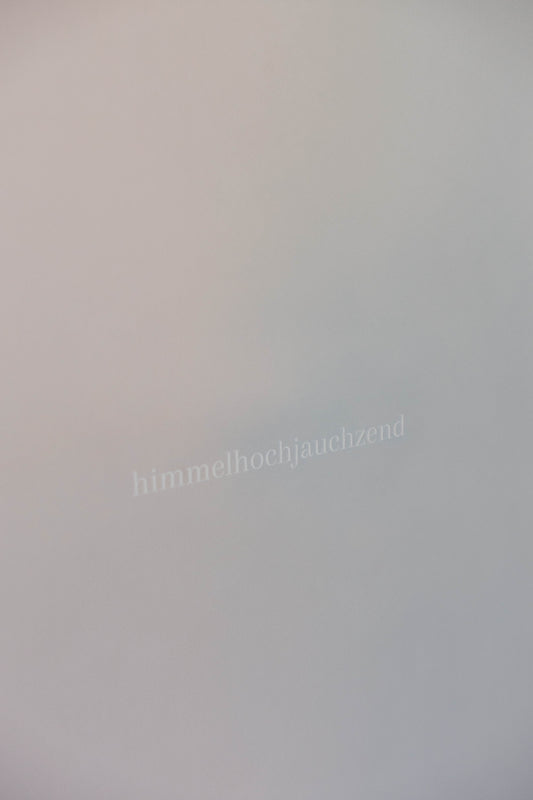 himmelhochjauchzend 1>1000 70x100cm Echtholz gerahmt